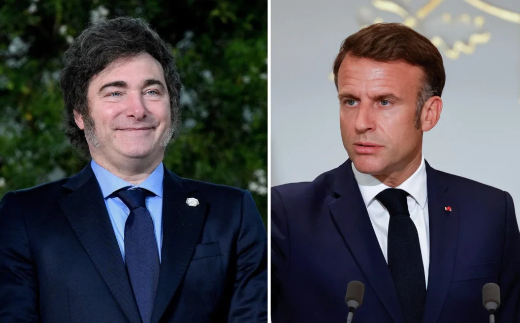 Javier Milei se reunirá con Emmanuel Macron en su viaje a Francia para la inauguración de París 2024